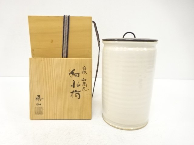JAPANESE COLLECTIBLE / HOSOMIZU JIGASHI / WORANDA / WHITE PORCELAIN / 